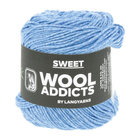 Garnnøgle sommergarnet Sweet fra Lang Yarns i farven lyseblå 121