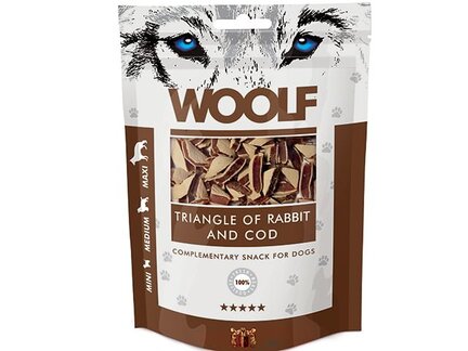 Woolf Rabbit and cod triangle - 100g