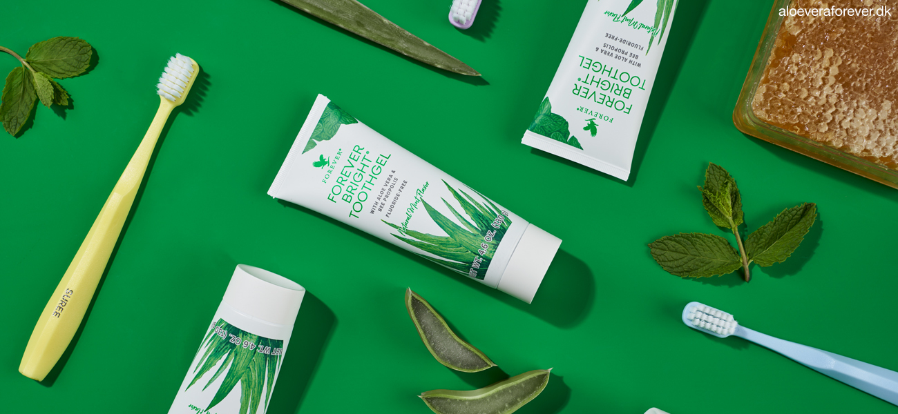 Forever Bright Toothgel - Aloe vera tandpasta med propolis og uden flour