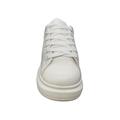 Dame sneakers hvid/rød glimmer