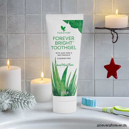 Forever Bright Toothgel - tandpasta med Aloe vera uden flour