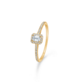 ISABELLA ring in 14 karat gold with diamonds | Danish design by Mads Z