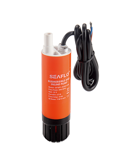 vandpumpe baad camper 12v inline seaflo
