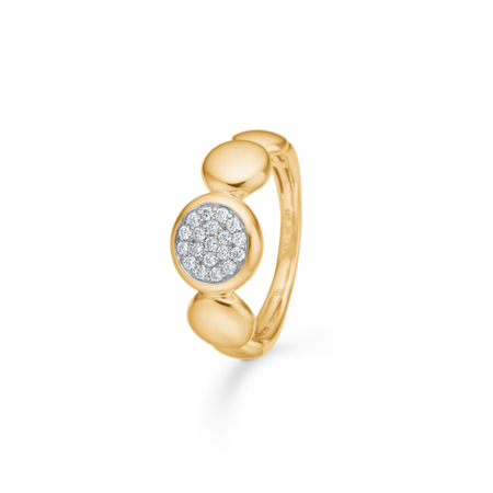 Lencia ring i 14 karat guld